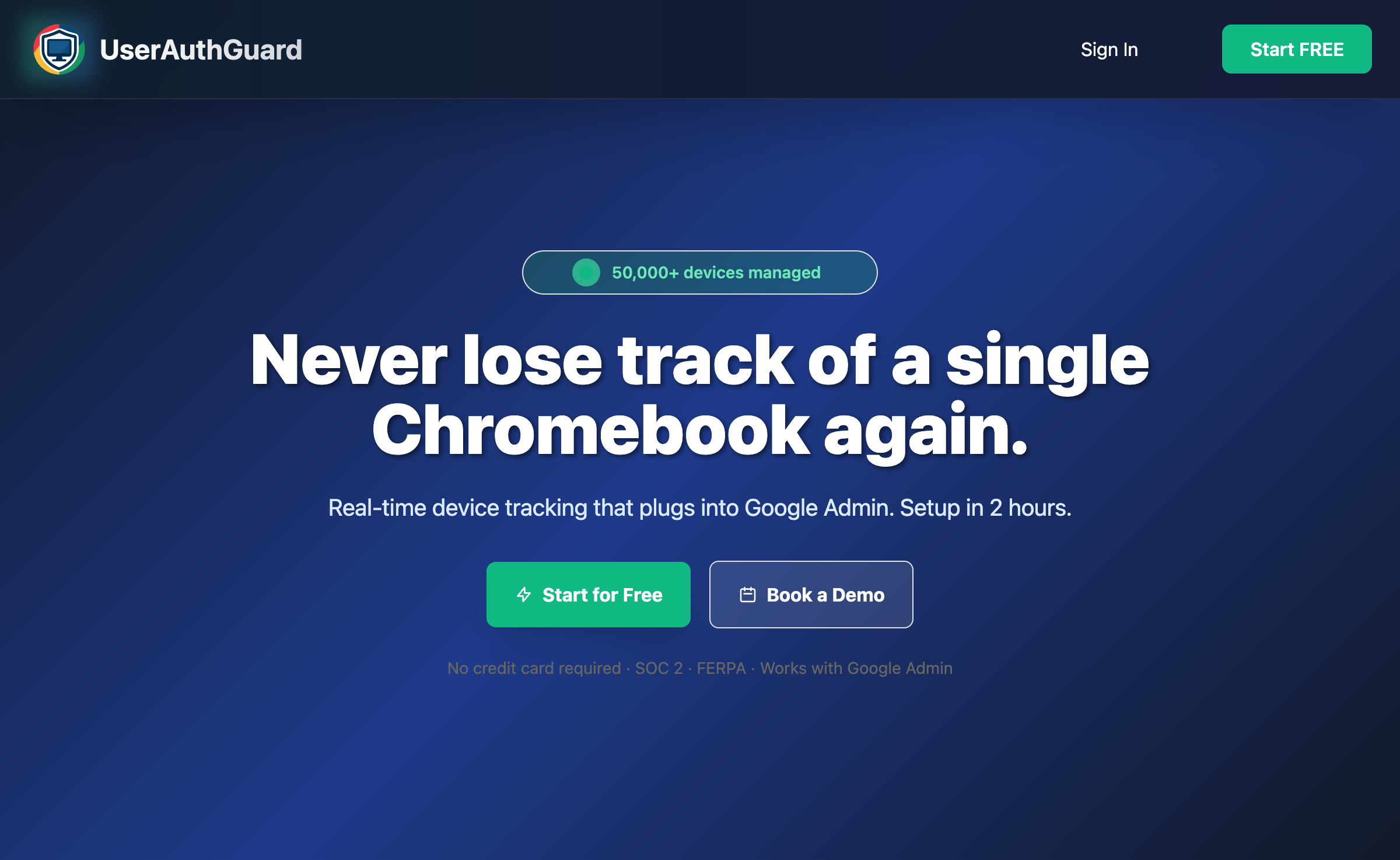 UserAuthGuard - K-12 Chromebook Management